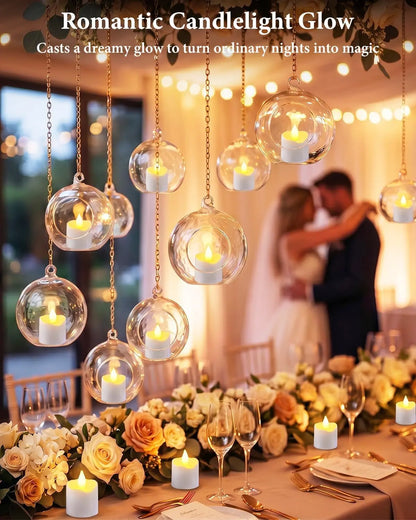 Rechargeable LED Candles with Remote Control, Timer & Charging Base es for Holiday, Party, Indoor Decor