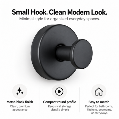 Stainless Steel Finish GripLock Heavy Duty Adhesive Wall Hooks