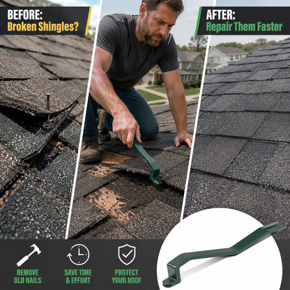 🏠🔨 2-in-1 Roofing Repair Tool – 🛠️Roofing Snake Shingle Remover Tool 💪✨