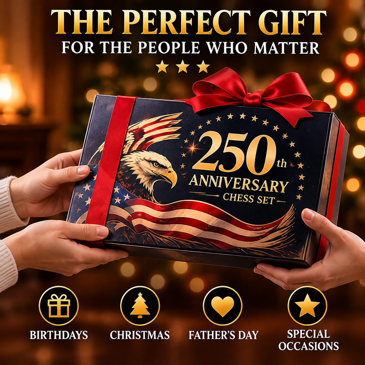 🎁250th Anniversary Special Edition Chess Set