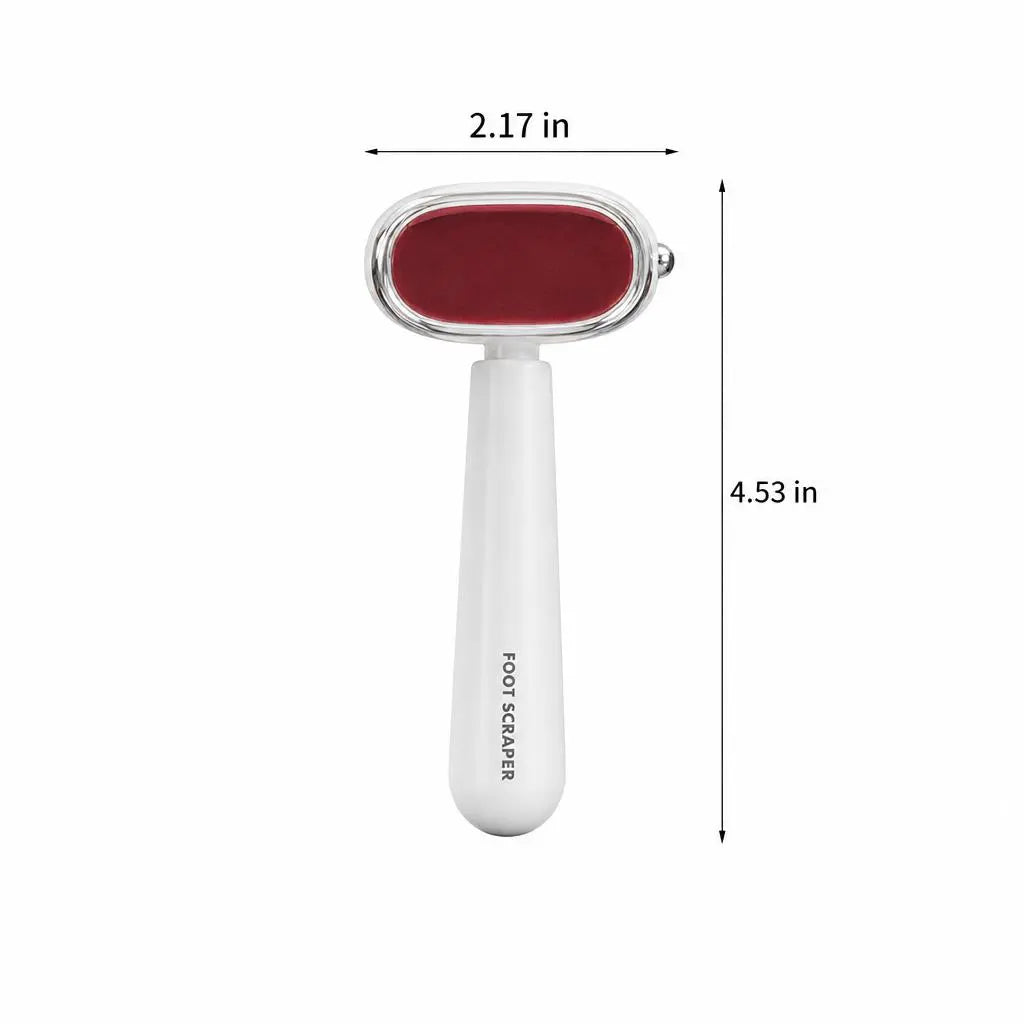 Dual‑Sided Foot Callus Remover, Replaceable Stainless Steel Blade Foot Scraper