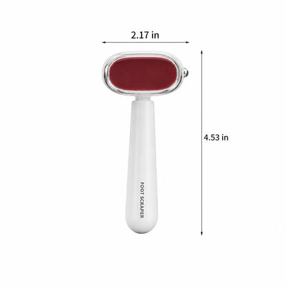 Dual‑Sided Foot Callus Remover, Replaceable Stainless Steel Blade Foot Scraper