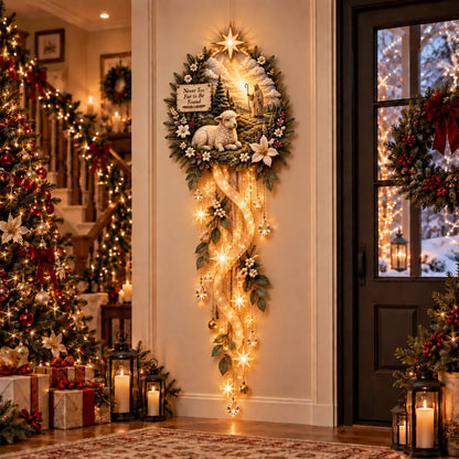 ⏳ Last Day 49% OFF – ✝️ Nativity Starfall Wall Light | Warm Golden Bethlehem Glow for Christmas Walls & Faith-Filled Homes ⭐