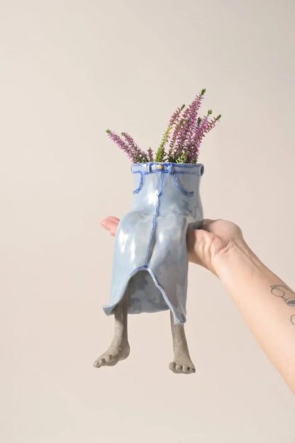 👖 The Hanging Legs Family Whimsical Hanging Legs Planter – Cute & Funny Home Decor