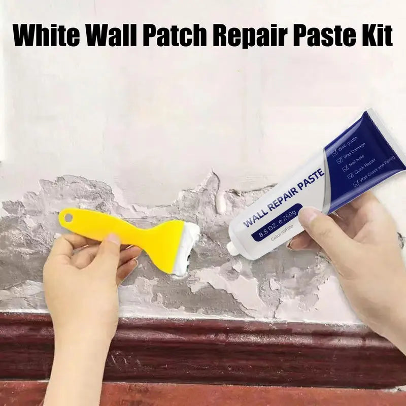 🔥THE ULTIMATE White Drywall Repair Paint Kit – No Sanding, No Primer, No Mess. Fix Nail Holes, Cracks & Dents in Minutes