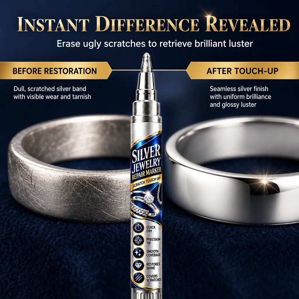 Silver-tone jewelry touch-up pen — original product view 4
