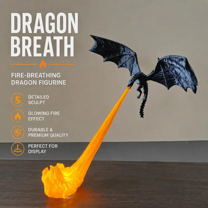 3D Printed Dragon Flame Book Nook with Light Mystical