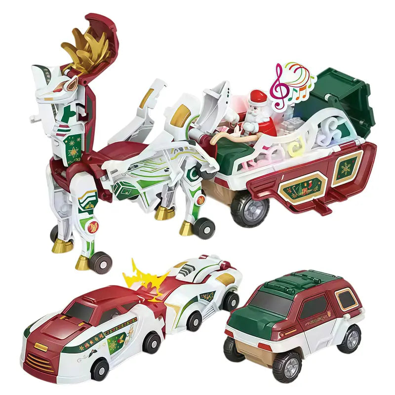 🚗2-in-1 Magnetic Transforming Dragon Car Toy – Racing Car Set！！！