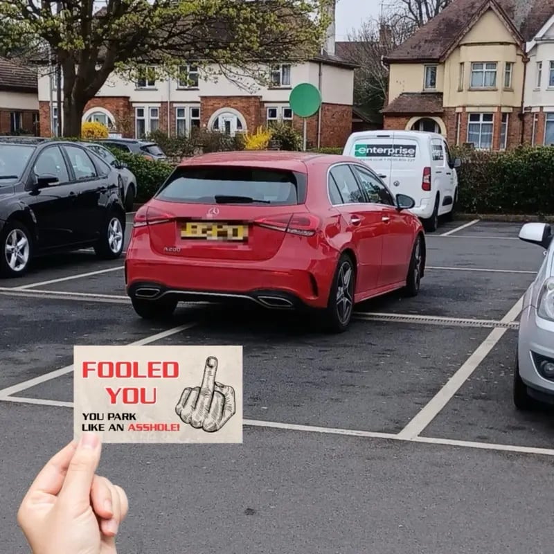 Hot Sale 49% OFF!!⚡50K+ SOLD!🔥🔥Prank Cards Funny Bad Parking Warning Cards