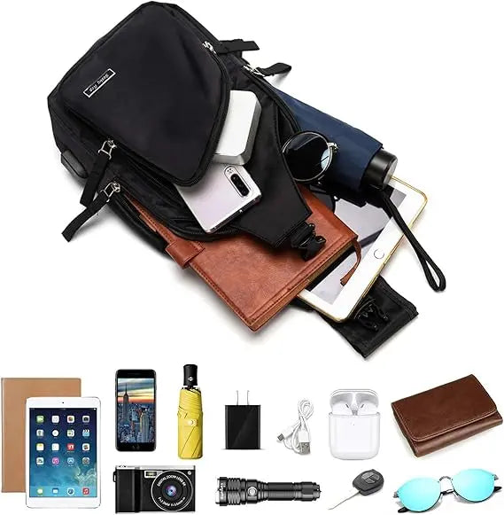 Men's Waterproof Oxford Sling Chest Bag