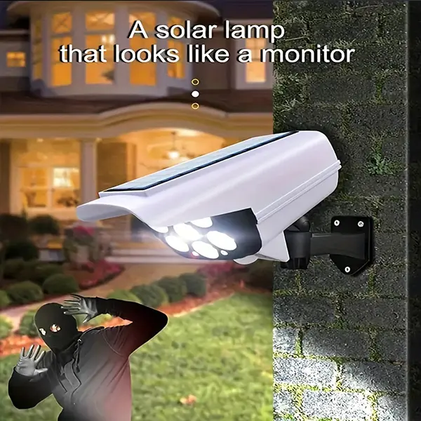 1:1 Fake Security Camera Light Solar Powered