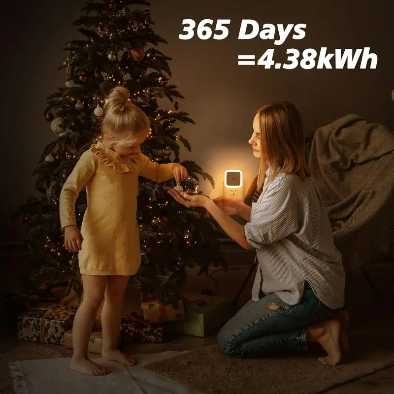 6-Pack Ultra-Energy-Saving Smart LED Night Lights