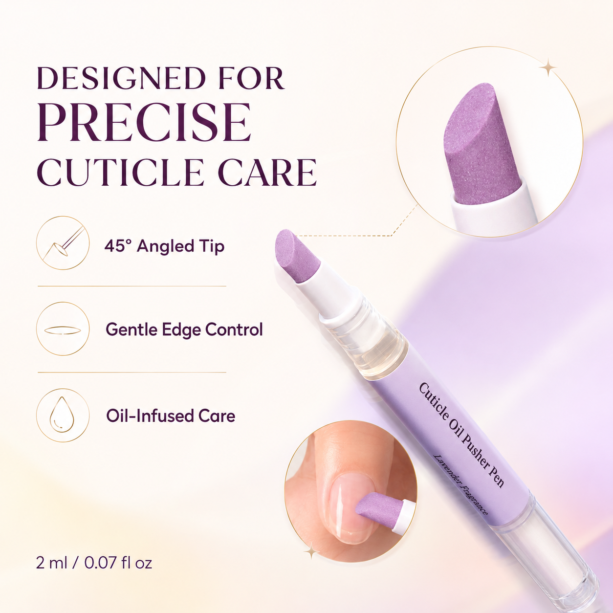 🔥Limited Time 50% OFF | Cuticle Remover Pen Set with Cuticle Oil, Portable Cuticle Softener for Home DIY & Professional Nail Salon Manicure