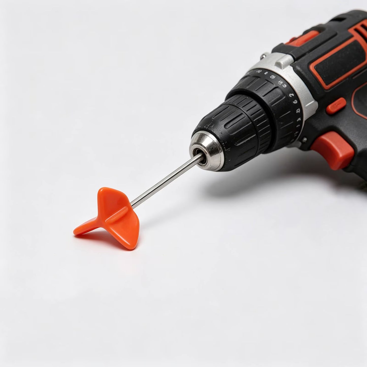 Easy-Clean Silicone Drill Mixer – Fits All Standard Drills