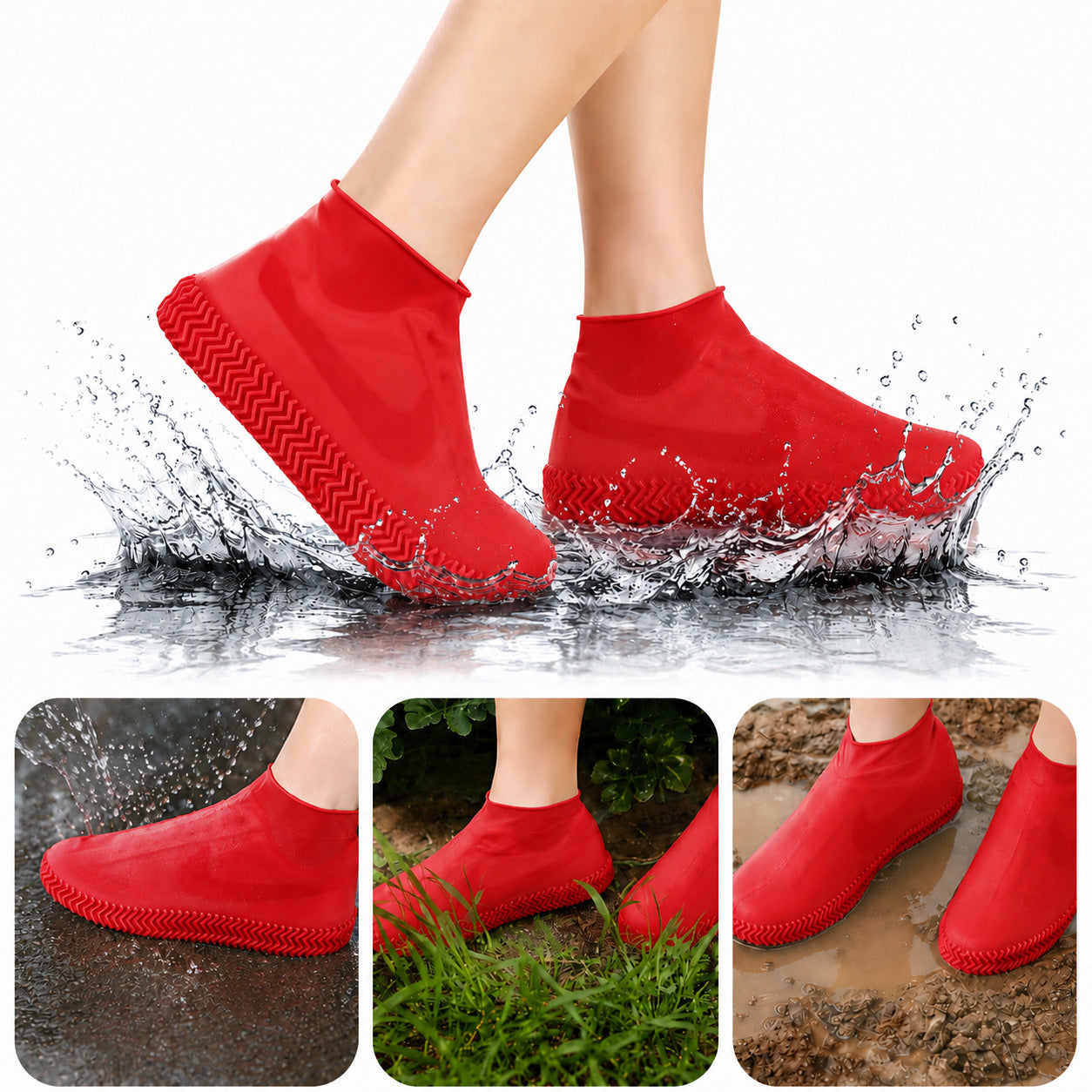 👟Pro-Grade Wear-Resistant Waterproof Shoe Covers (Reinforced Silicone)