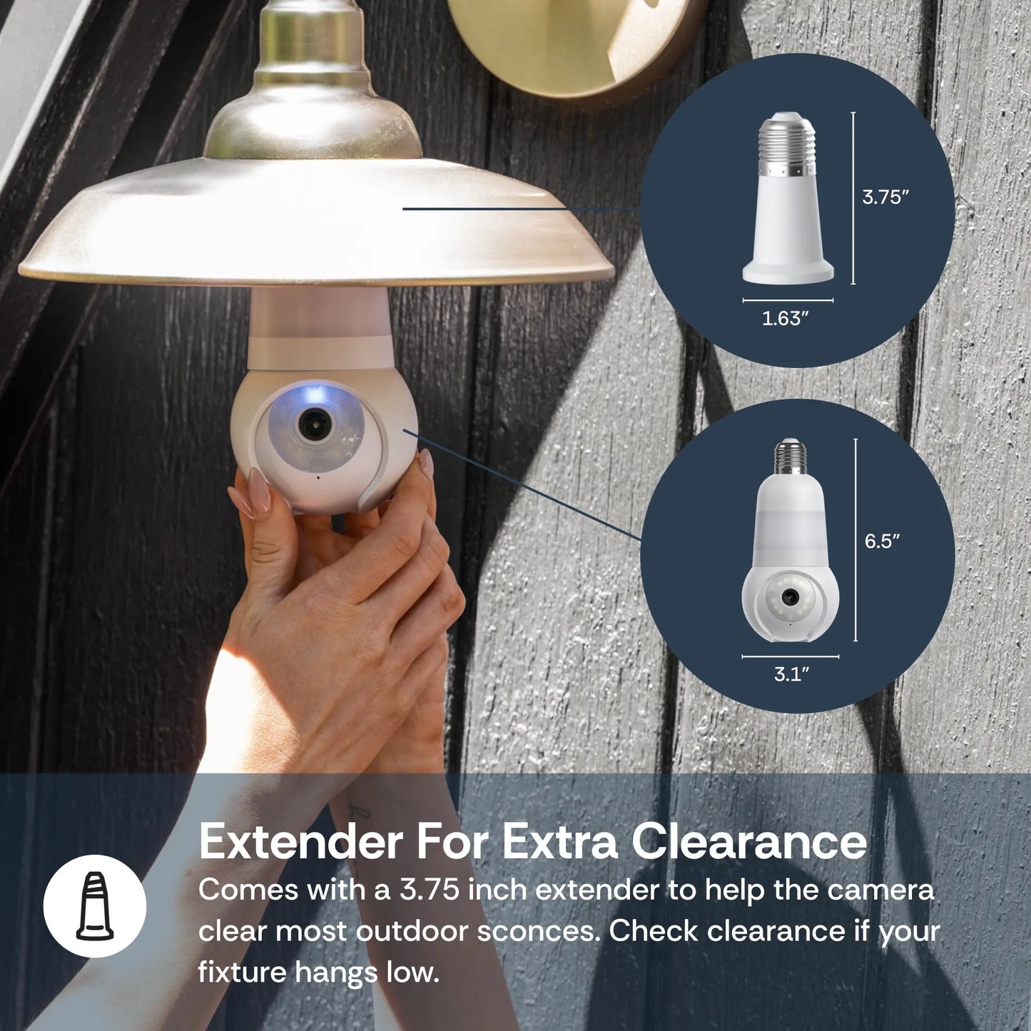 360° Light Bulb Security Camera – Wireless AI Home Surveillance System