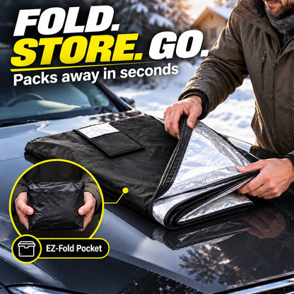 Reversible All-Weather Windshield Cover – Snow, Ice & Sun Protection