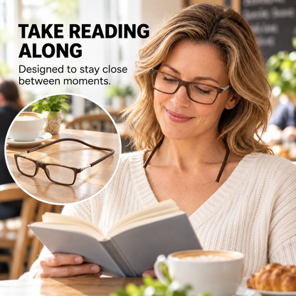 Unisex Lightweight Presbyopia Glasses with Presbyopic Lens