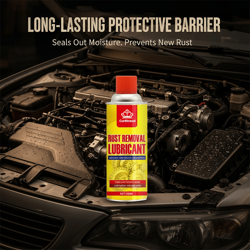 One Spray for All! Rust Remover Lubricant for Cars, Hinges & Metal Hardware