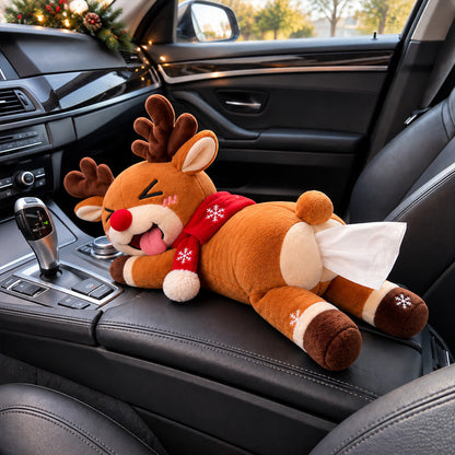 Funny Christmas Reindeer Tissue Holder