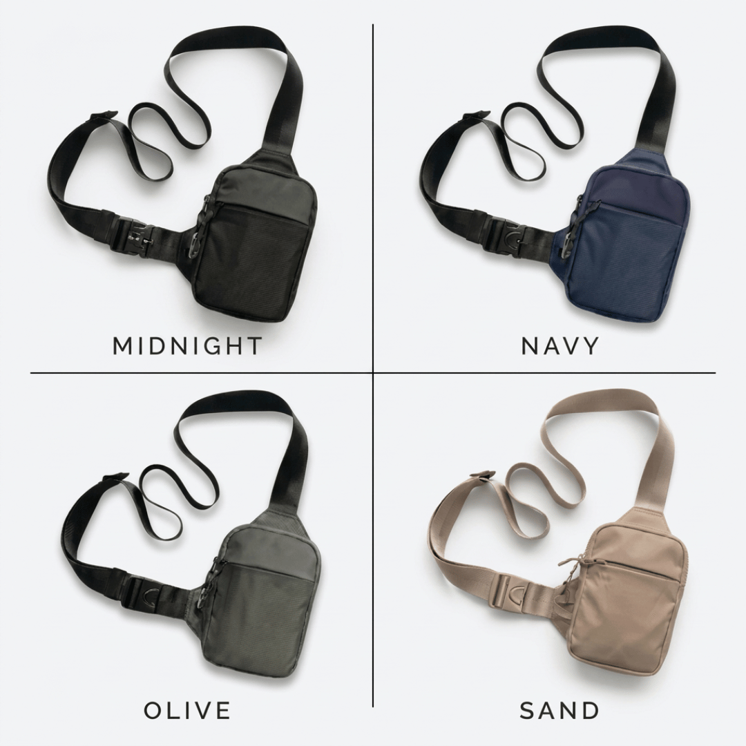 🛡️ Travel Sling Bag – Discreet Secure Sling Pack Keeps Valuables Safe