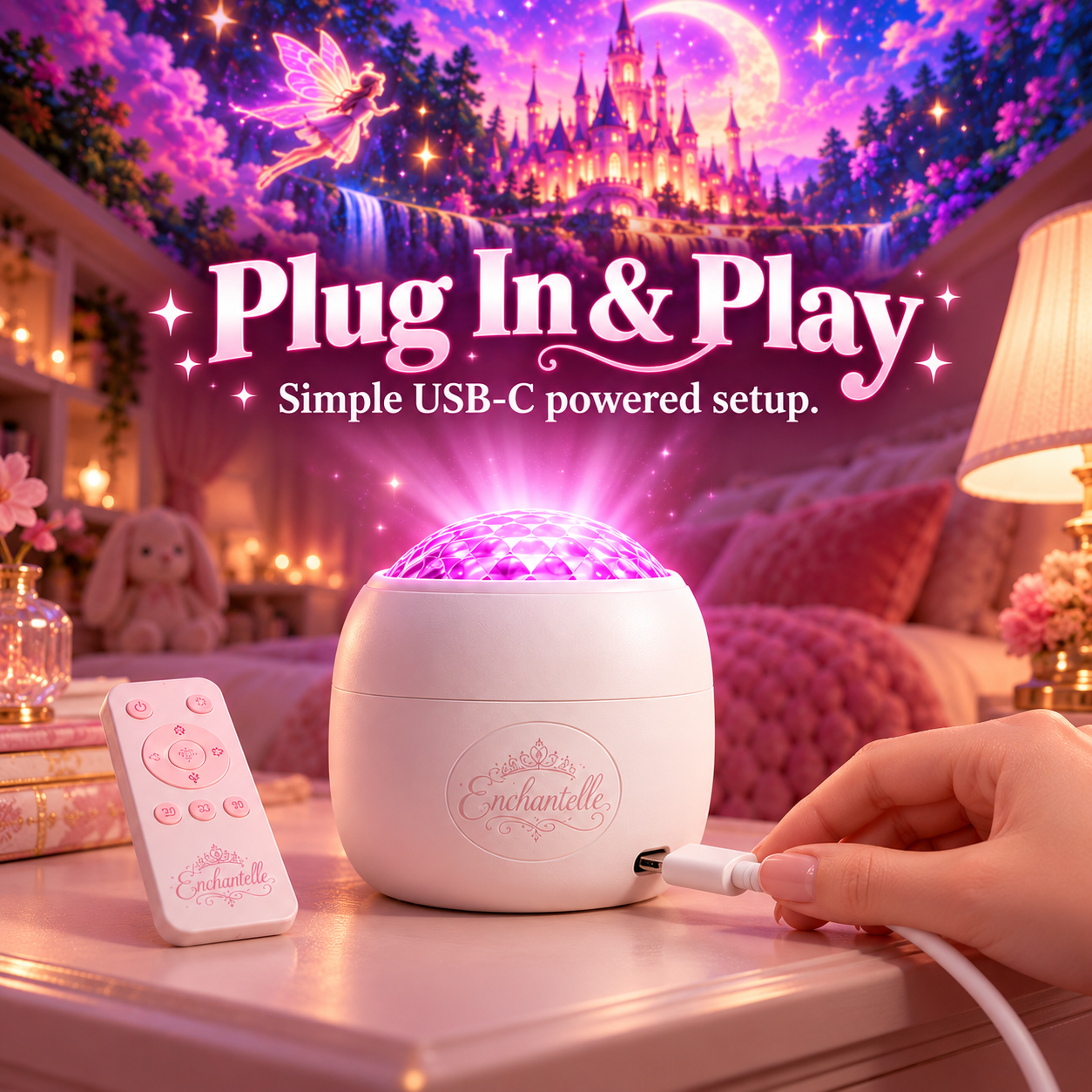 Magical Fantasy Room Projector - control your evening ambiance with ease