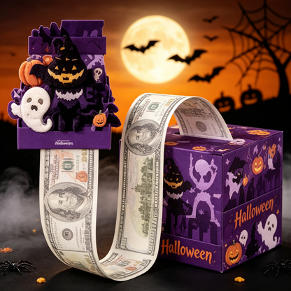 Money Pull Box, Creative Spooky Halloween Cash Holder