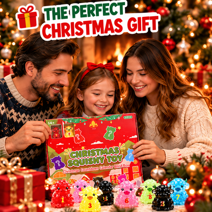 🔥Last Day 50% OFF-🐮Christmas Highland Cow Squeeze Toy Advent Calendar