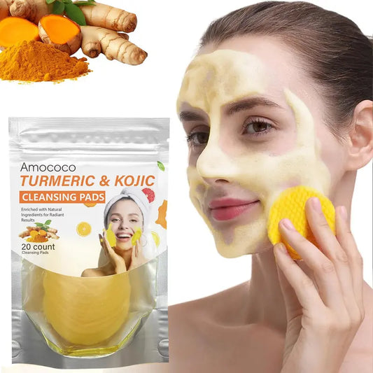 20pcs Turmeric & Kojic Acid Cleansing Pads