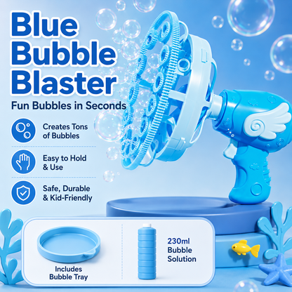 🫧 Angel Bubble Blaster – Bubbles Inside Bubbles Magic Bubble Gun for Kids Outdoor Fun, Party & Family Entertainment