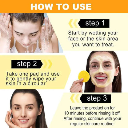 20pcs Turmeric & Kojic Acid Cleansing Pads
