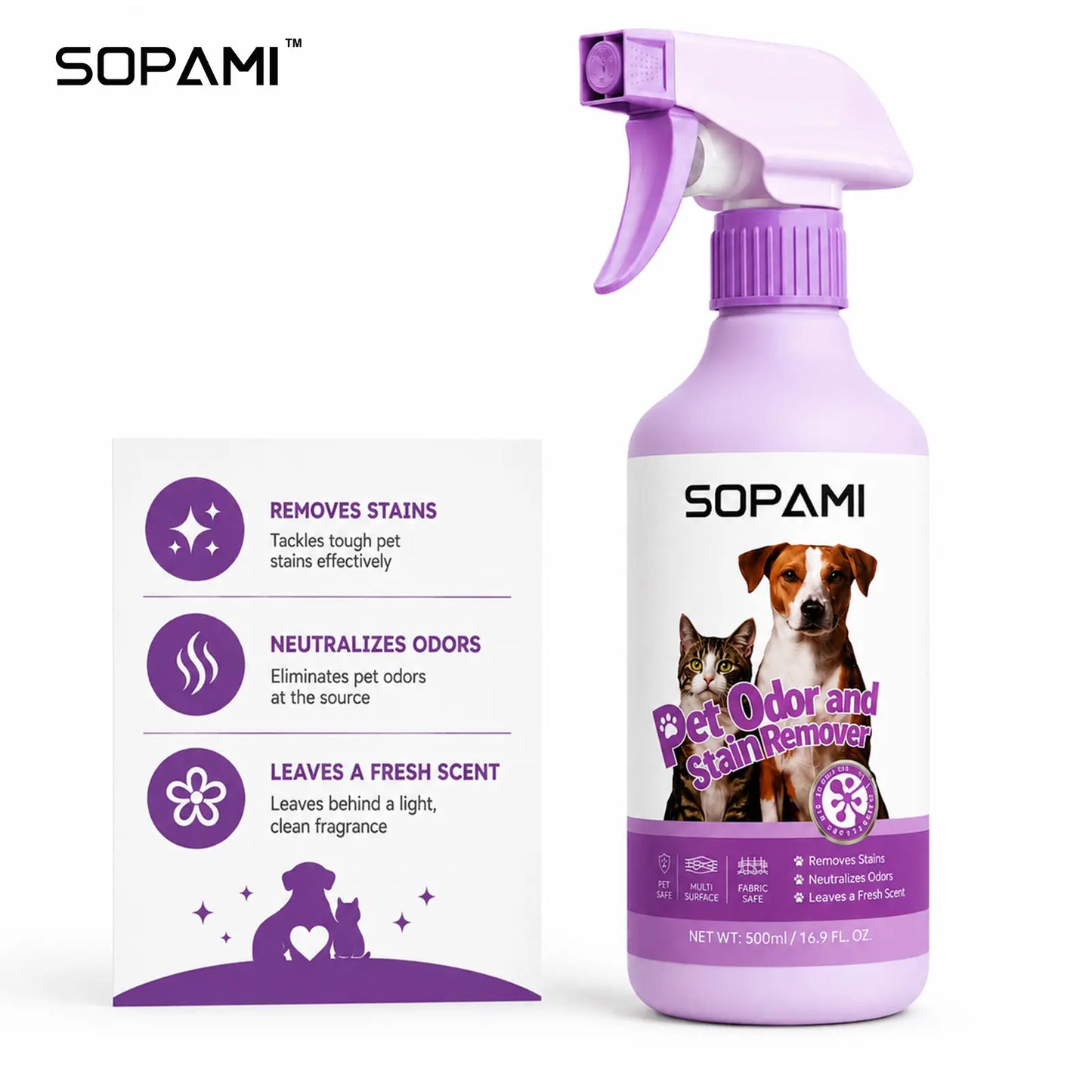 Pet Odor Eliminator & Stain Remover Spray