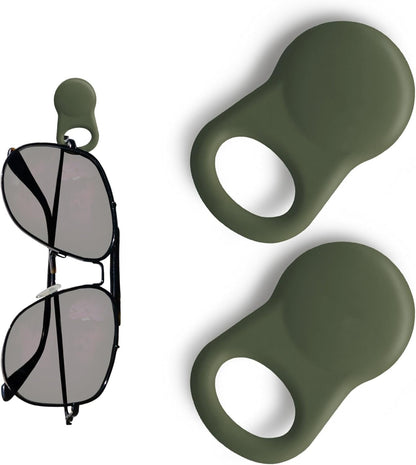 Glasses Clips (2-pack) - Magnetic Glasses Holder for Clothes, Eyewear Strap Alternative, ID Badge Holder