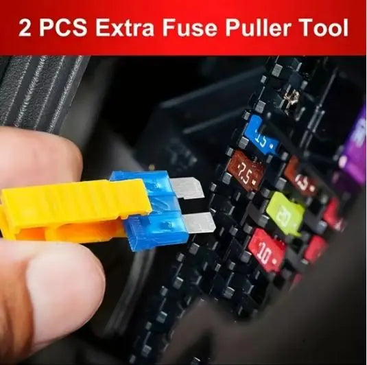306PCS Zinc Alloy Car Blade Fuse Assortment Set