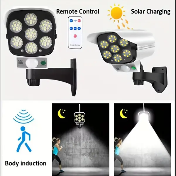 1:1 Fake Security Camera Light Solar Powered