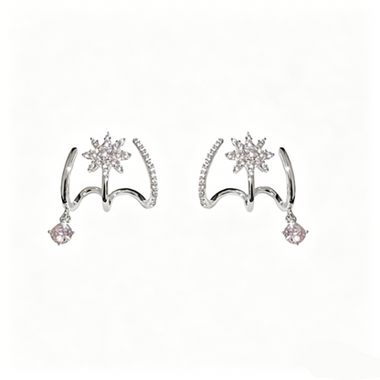 Upgraded version💎2026 NEW STYLE💎Sparkling Claw Earrings for Women，✅ Limited time offer – trendy earrings! Grab your pair before they're gone! 💎👂