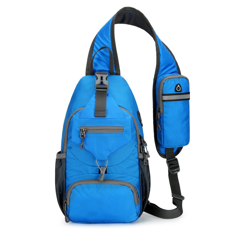 🎒Packable Small Crossbody Sling Backpack with Side Pouch