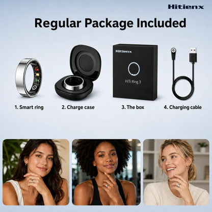 Smart Ring - Wellness Tracker with Heart Rate & Sleep Insights