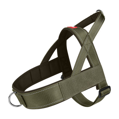 🐾No-Pull Reflective Dog Harness for Medium & Large Dogs, Comfortable Padded Vest with Dual D-Rings, Adjustable Anti-Pull Chest Harness for Walking & Training