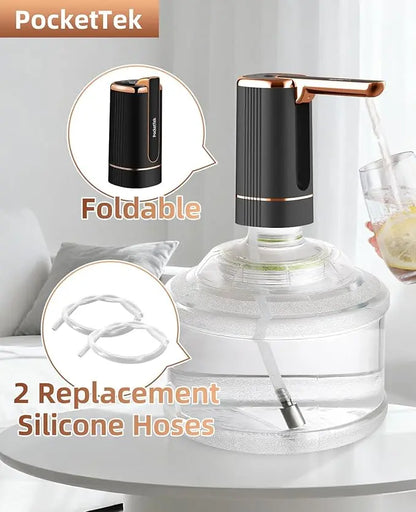 💧5 Gallon Water Pump Dispenser – Rechargeable & Foldable Electric Water Jug Pump