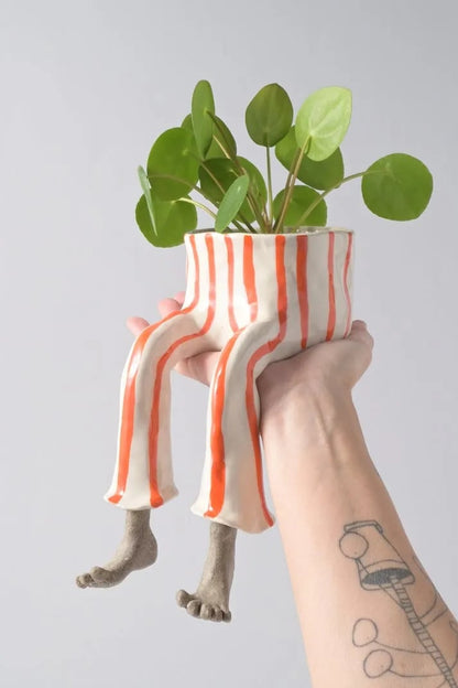 👖 The Hanging Legs Family Whimsical Hanging Legs Planter – Cute & Funny Home Decor