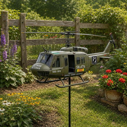 🏆Promo: 49% OFF 🎖️-Vietnam Veteran UH-1 Helicopter Wind Spinner