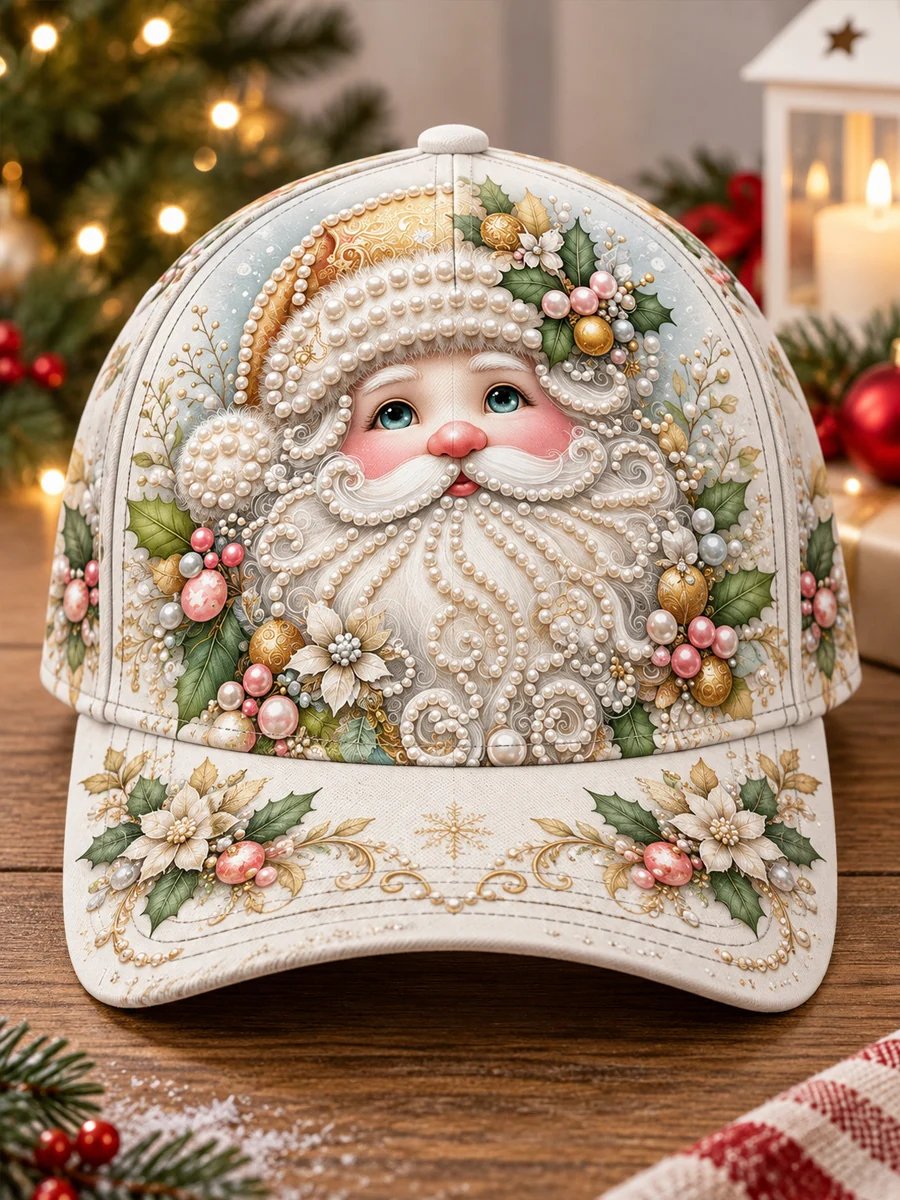 ⏳ Last Day 49% OFF – 🧢🎄 Premium Christmas Embroidered Baseball Cap | Festive Design, Adjustable Fit & Holiday Comfort