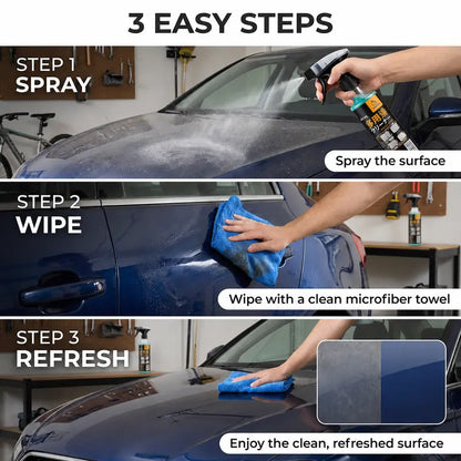 Multi-Purpose Cleaning Spray, Heavy Duty Dual-Action Degreaser & Stain Remover