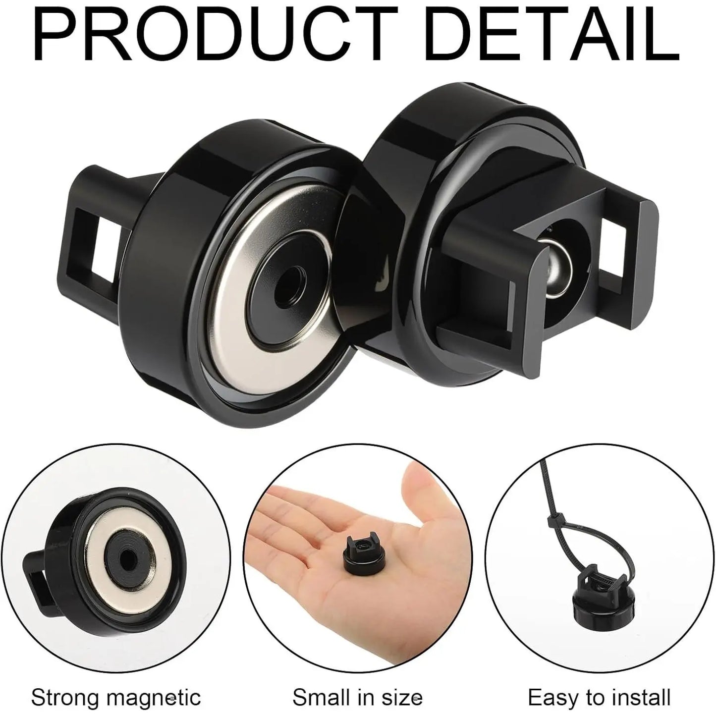 Heavy-Duty Magnetic Cable Tie Mounts for Secure Wire Management