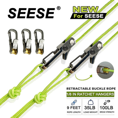 Retractable Buckle Rope - 2025 New Outdoor Tool