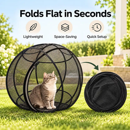 Collapsible Cat Rolling Playpen