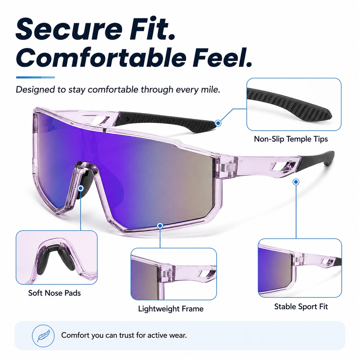 The Ultimate Ultra-Lightweight Sports Performance Sunglasses 🕶️✨