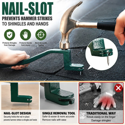 🏠🔨 2-in-1 Roofing Repair Tool – 🛠️Roofing Snake Shingle Remover Tool 💪✨
