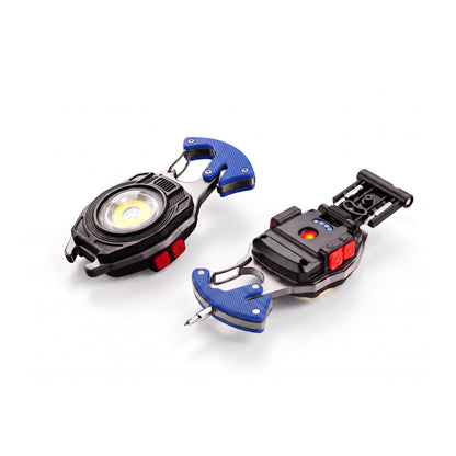 💡 8-in-1 Multifunctional Keychain Flashlight 🔦🌈